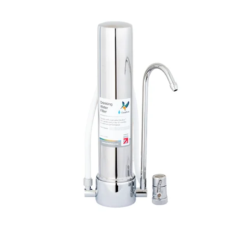 Doulton konyhapulton álló víztisztító csaptelepre szerelhető váltószeleppel. 100% ólom eltávolítás, tanúsítottan.